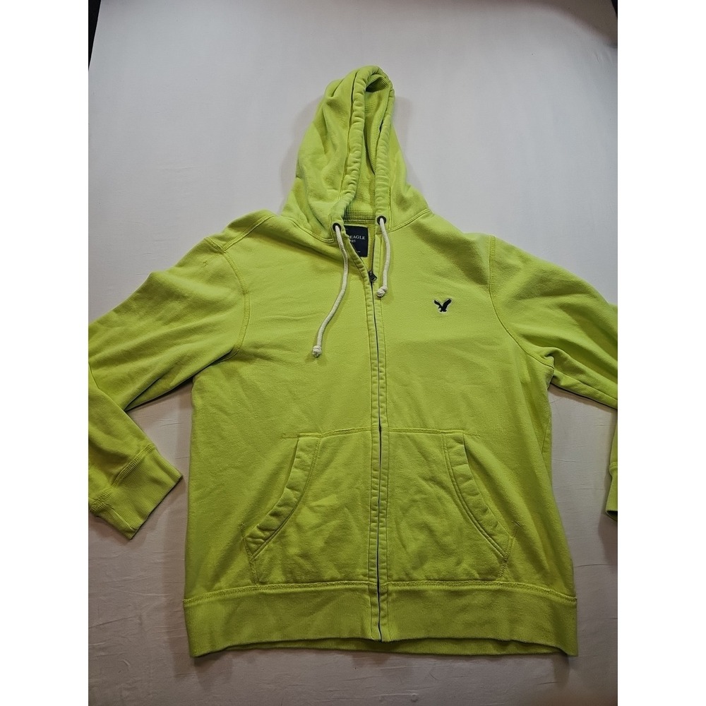 American Eagle Outfitters "Mens Size XL" Full Zip Hoodie Jacket Yellow